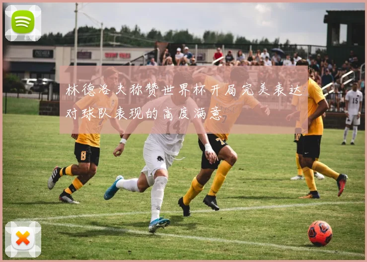 林德洛夫称赞世界杯开局完美表达对球队表现的高度满意