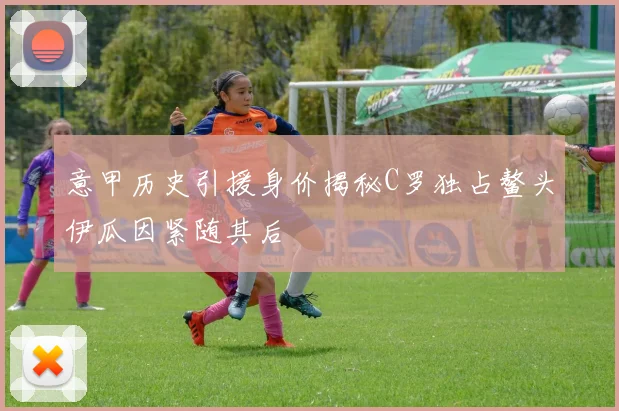 意甲历史引援身价揭秘C罗独占鳌头伊瓜因紧随其后